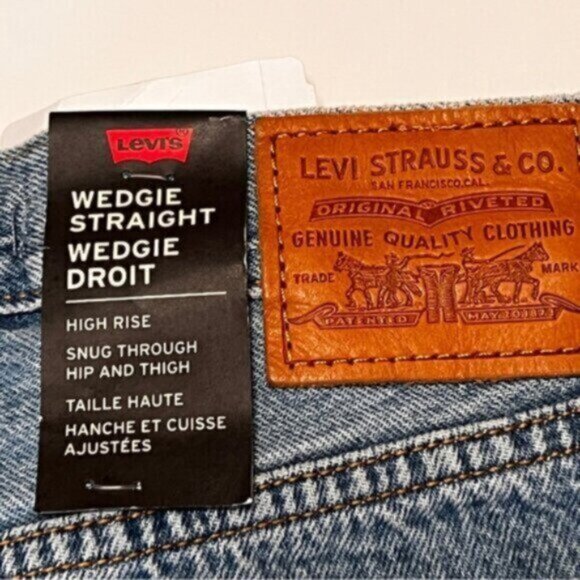 Levi’s  * NEW  Premium Wedgie Straight 26" jeans denim High Rise - Picture 6 of 16